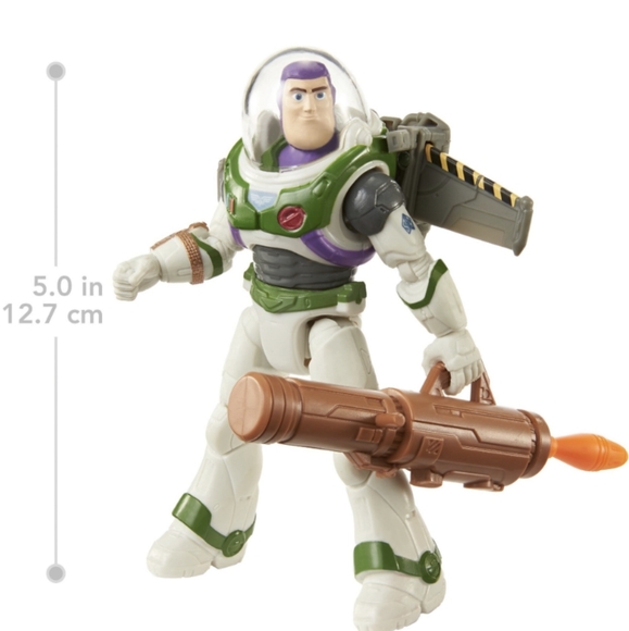 Disney Pixar Lightyear Mission Equipped Buzz Lightyear 5 Inch Action Figure, NEW - Picture 3 of 5